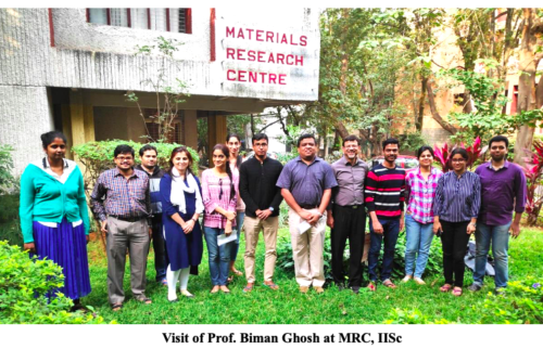 Visit of Prof. Biman Ghosh